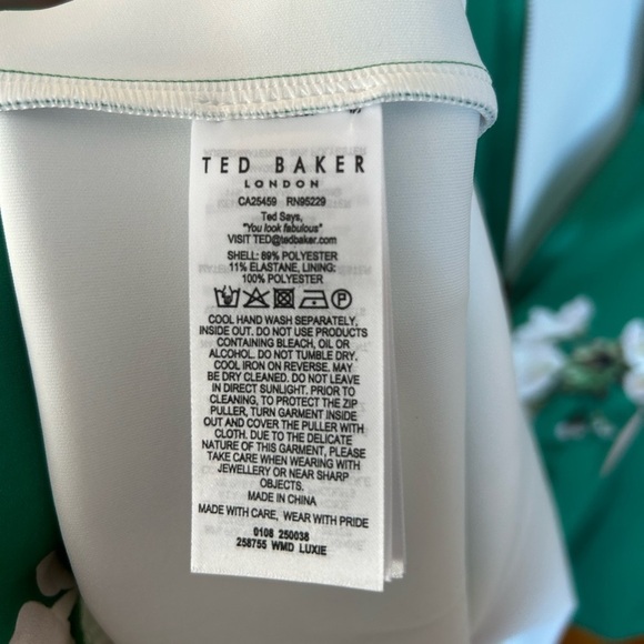 NWT Ted Baker London Luxie Floral Neoprene Skater Dress - Picture 7 of 8